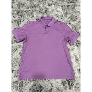 UNTUCKit Polo Shirt Men's M * Lavender Damaschino Performance Golf